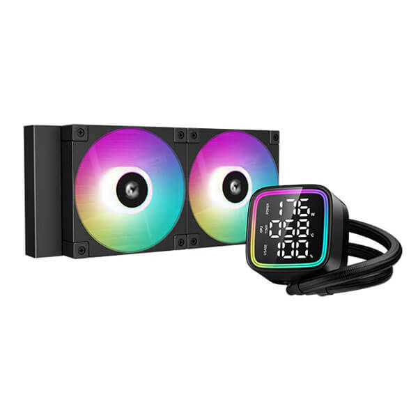Deepcool LD240 ARGB CPU Liquid Cooler with LED Display